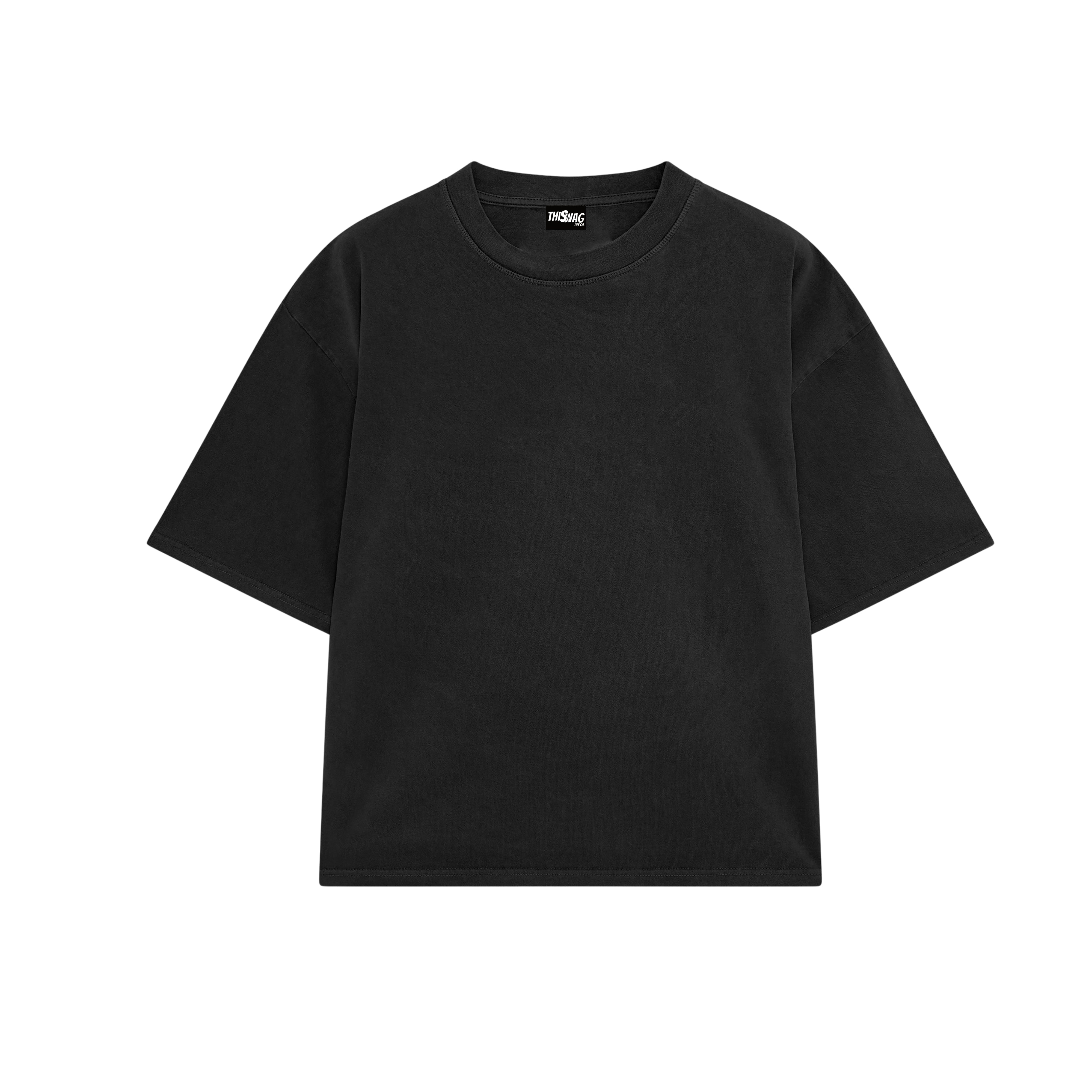Blank Oversized Black Tee